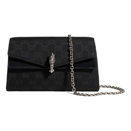 (WMNS) Gucci Dionysus Small Shoulder Bag 'Black' 876531-FAF7P-1000
