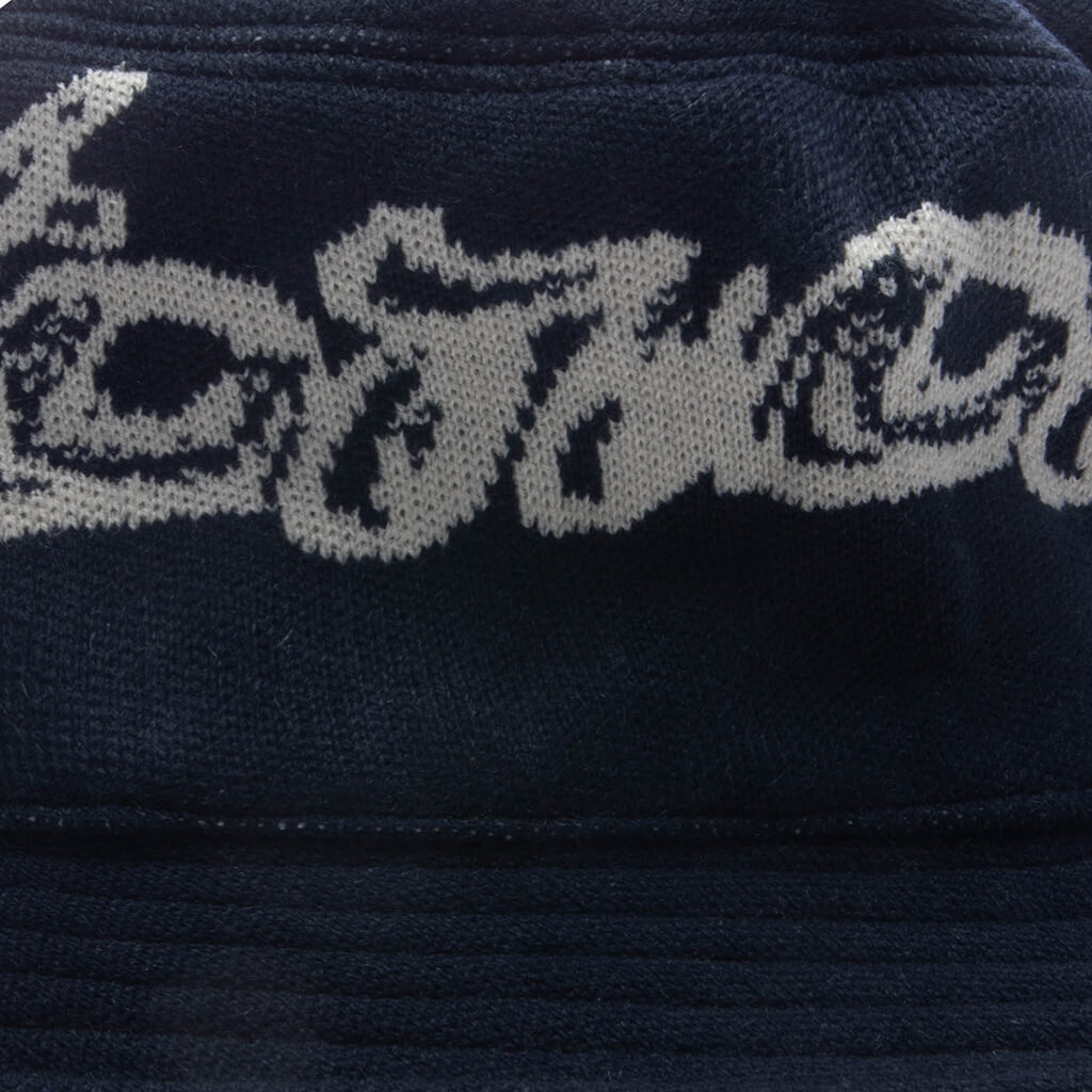 #88 Jacquard Bucket Hat - Navy