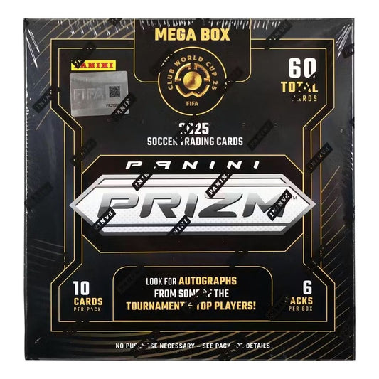 Panini Prizm Soccer 2025 FIFA Club World Cup Mega Box 746134178139