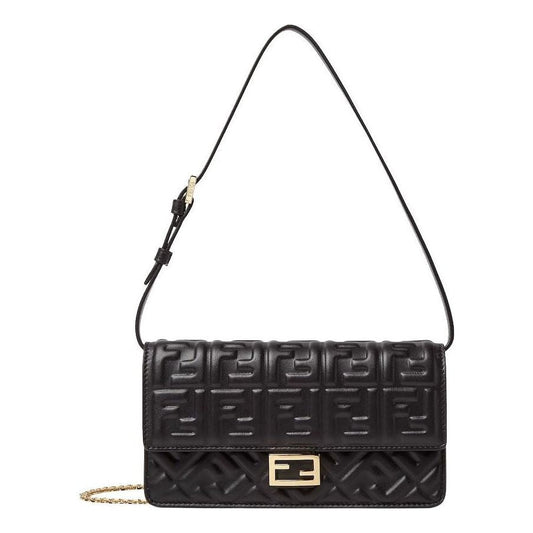 (WMNS) Fendi SS26 Wallet On Chain Baguette 'Black' 8M0498AAJDF0KUR