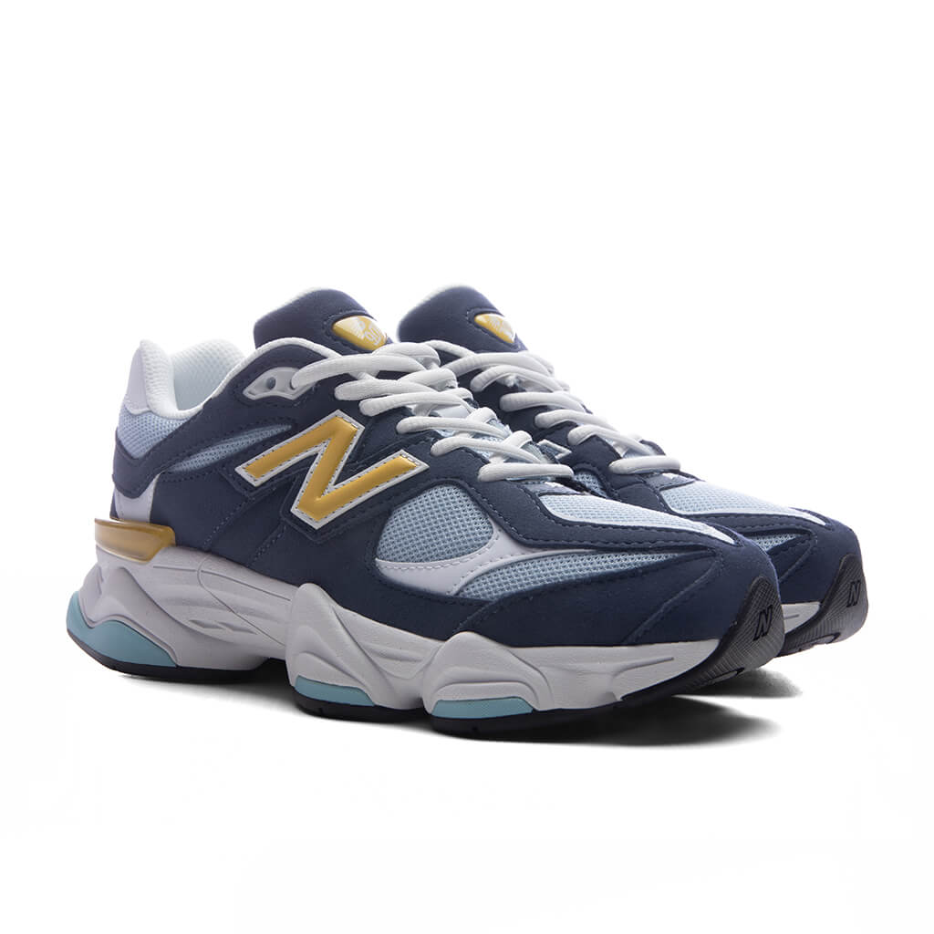 9060 Lace (GS) - Vintage Indigo/Apollo Gold