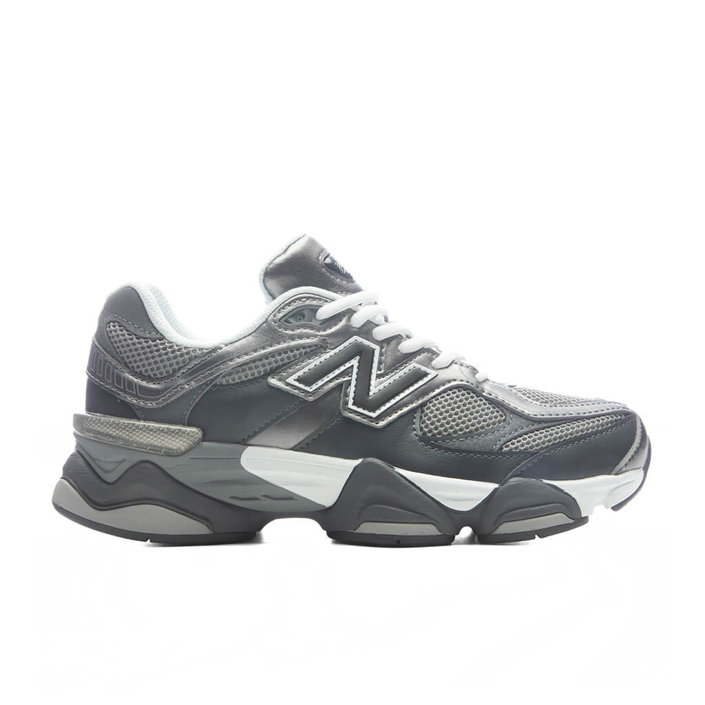 9060 Lace (GS) - Magnet/Faded Black