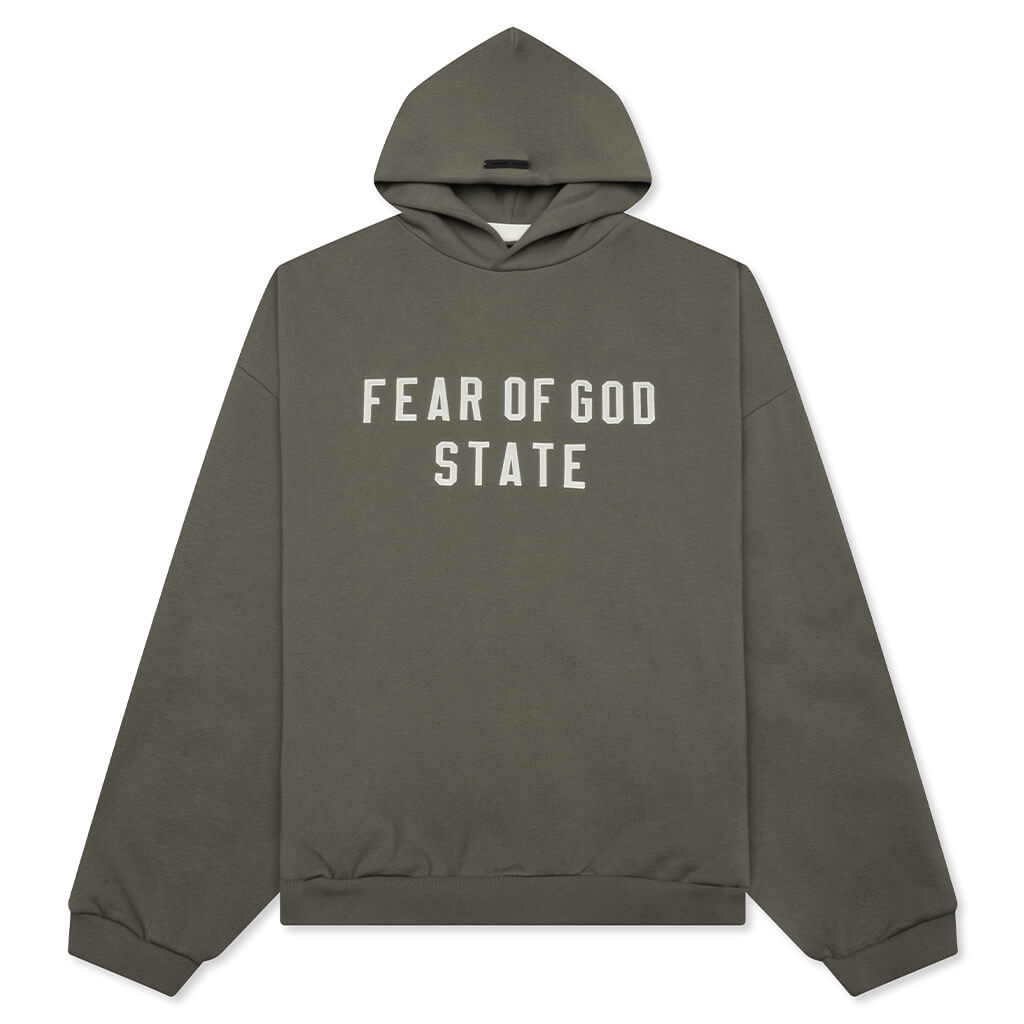 90's Fleece Hoodie - Moss