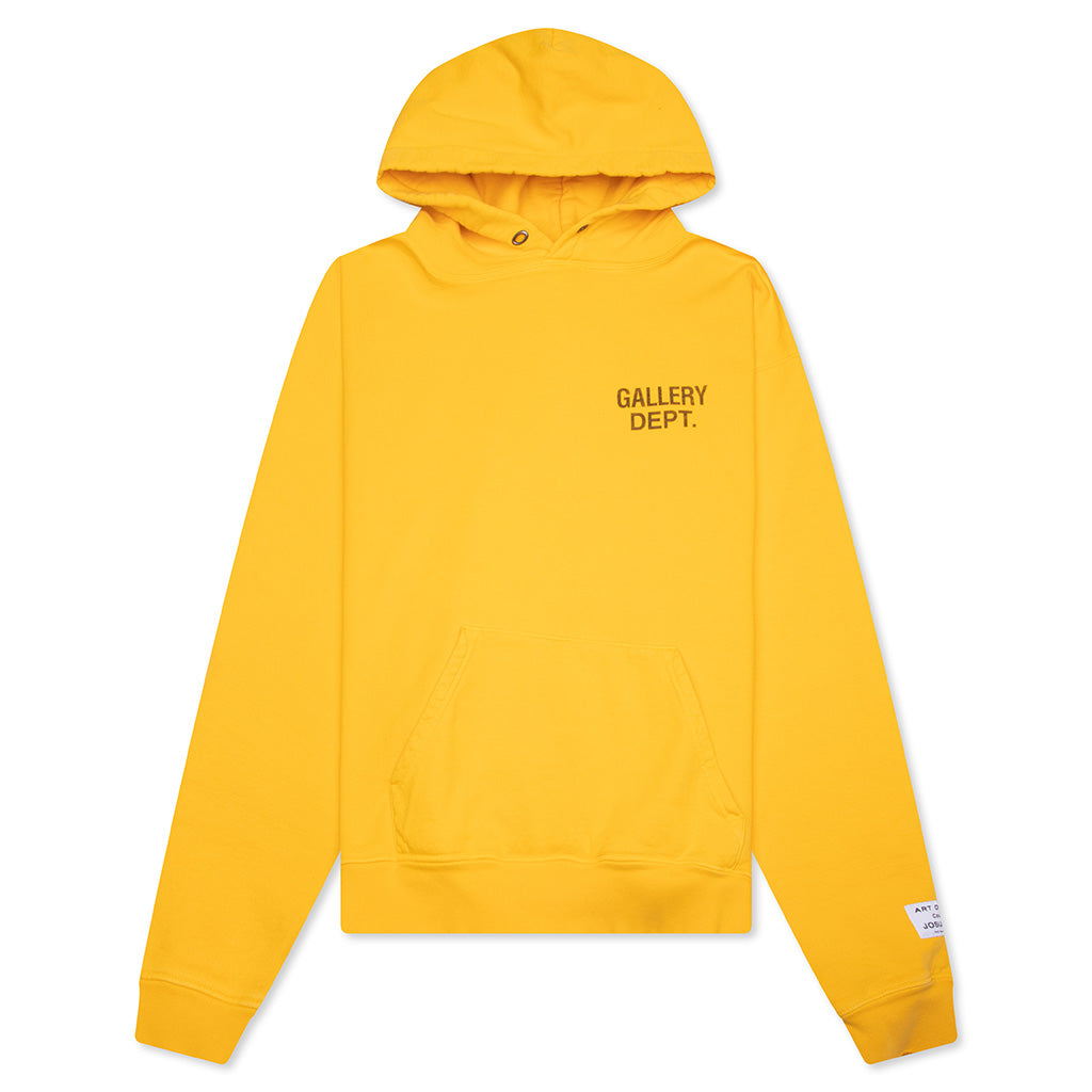90's GD Logo Hoodie - Gold
