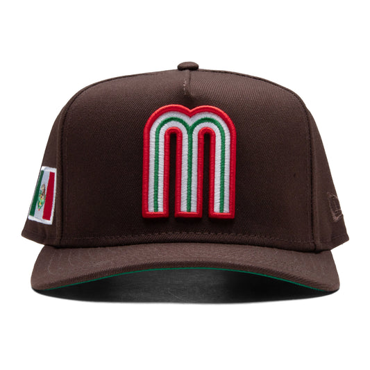 Feature x New Era 9FIFTY A-Frame Snapback Mexico Pack - Burnt Wood