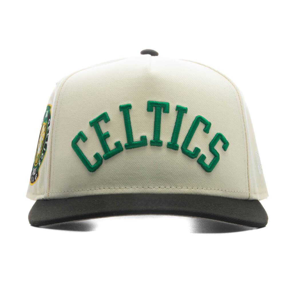 Feature x New Era 9FIFTY A-Frame Curve Hardwood Classics 2-Tone - Boston Celtics