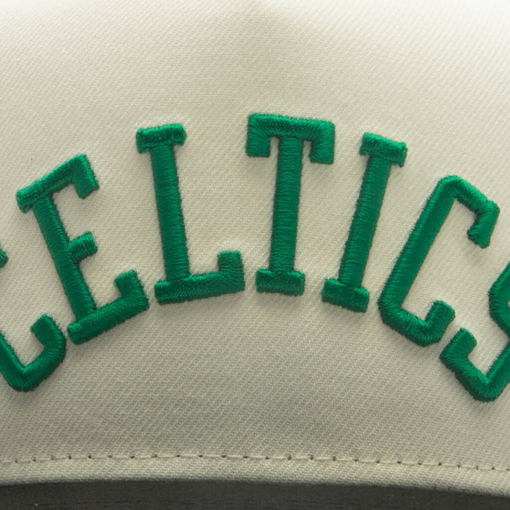 Feature x New Era 9FIFTY A-Frame Curve Hardwood Classics 2-Tone - Boston Celtics
