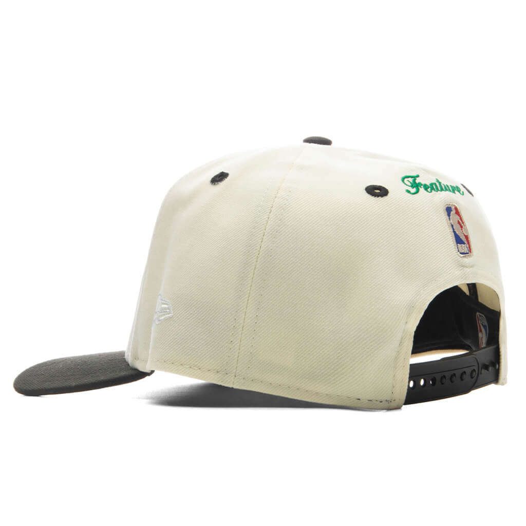 Feature x New Era 9FIFTY A-Frame Curve Hardwood Classics 2-Tone - Boston Celtics
