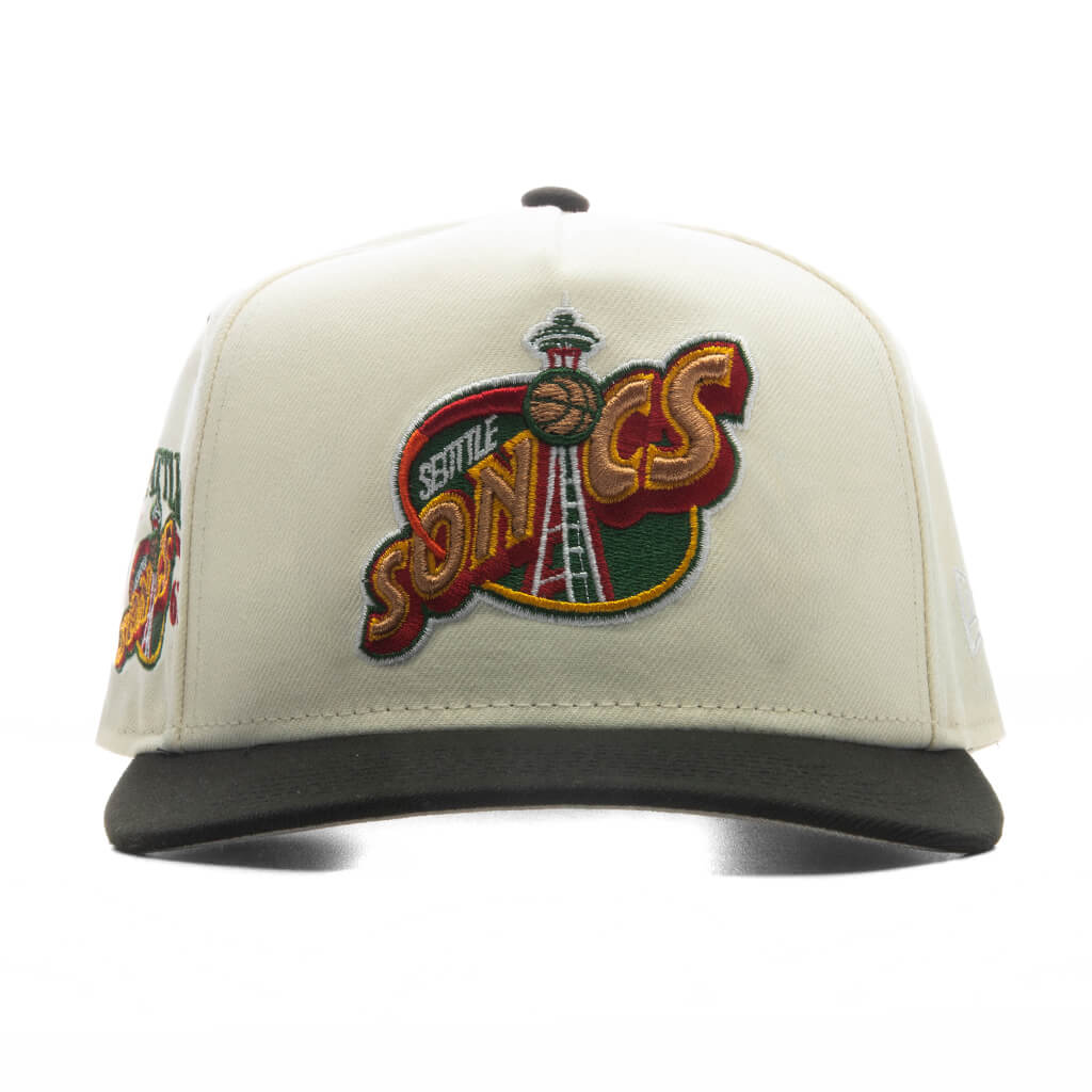 FEATURE x New Era 9FIFTY A-Frame Curve Hardwood Classics- Seattle SuperSonics