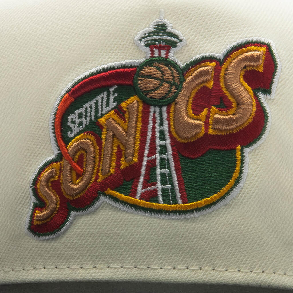 FEATURE x New Era 9FIFTY A-Frame Curve Hardwood Classics- Seattle SuperSonics