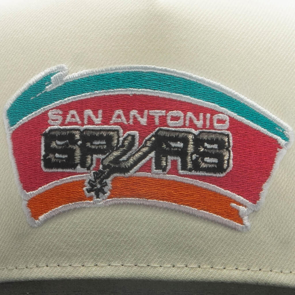 FEATURE x New Era 9FIFTY A-Frame Curve Hardwood Classics - San Antonio Spurs