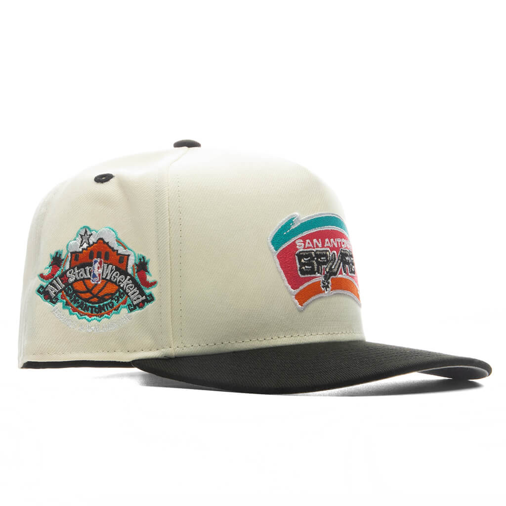 FEATURE x New Era 9FIFTY A-Frame Curve Hardwood Classics - San Antonio Spurs