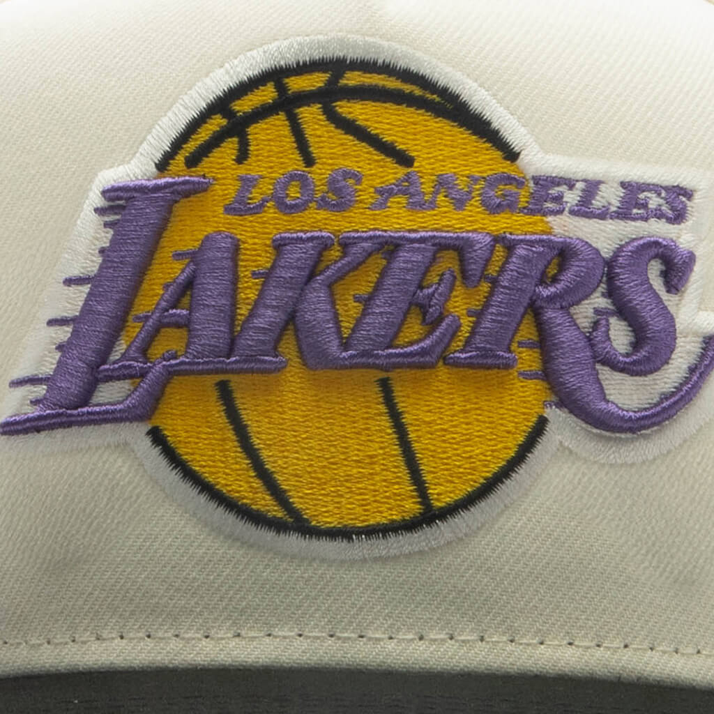 FEATURE x New Era 9FIFTY A-Frame Curve Hardwood Classics - Los Angeles Lakers