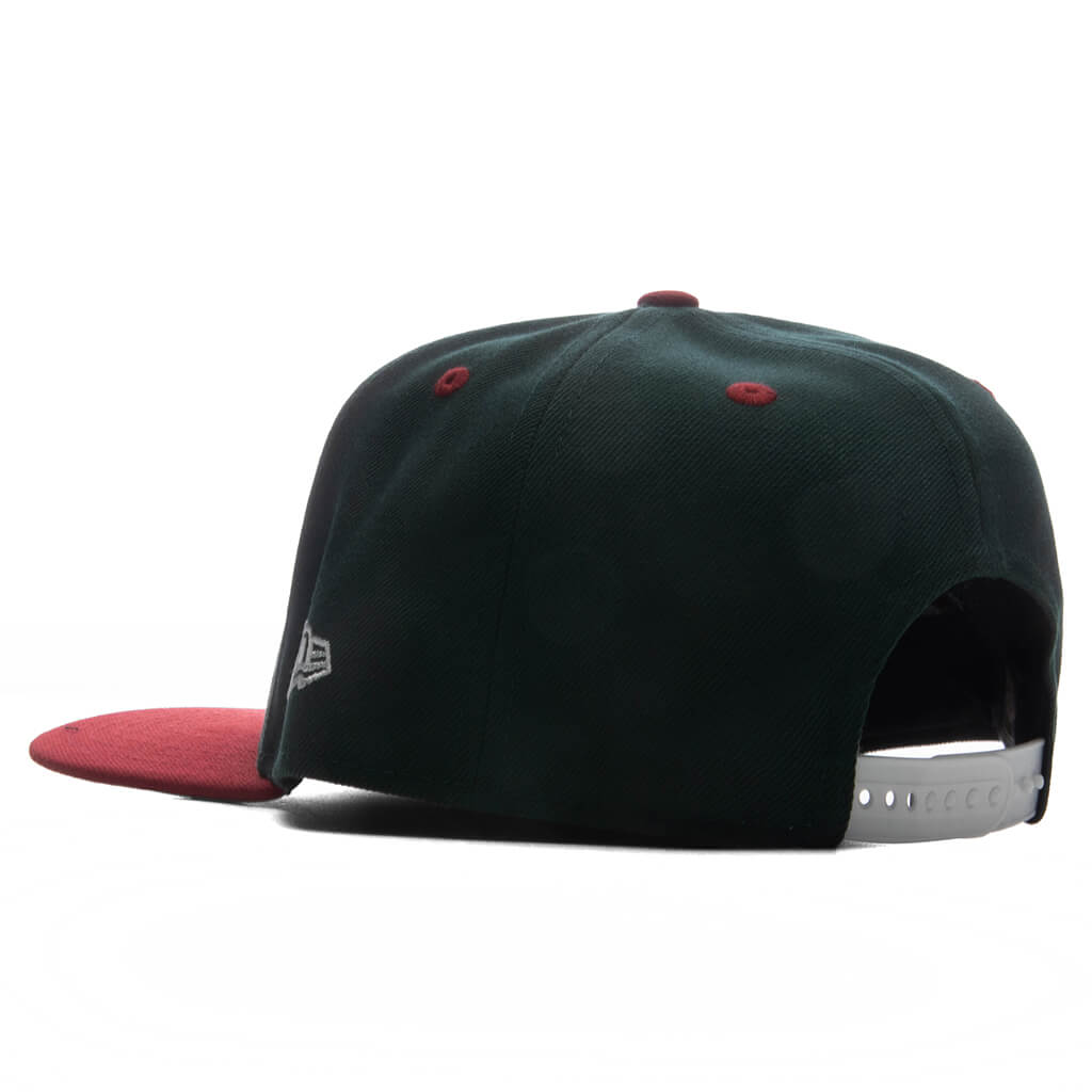 9FIFTY A-Frame Curved Hardwood Classics Script Snapback - Seattle Supersonics