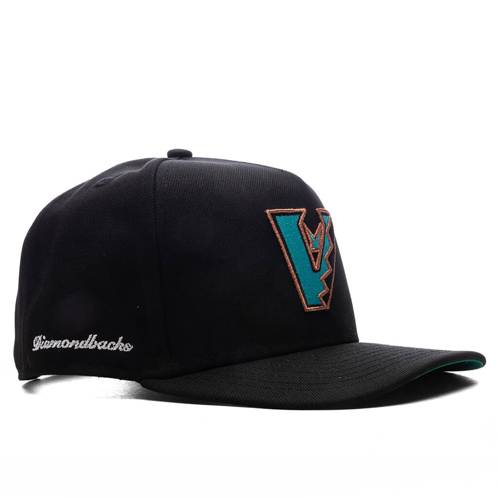 AZ Diamondbacks Upside Down Logo 9Fifty A-Frame Snapback - Black