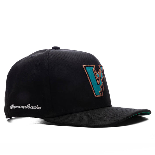 AZ Diamondbacks Upside Down Logo 9Fifty A-Frame Snapback - Black