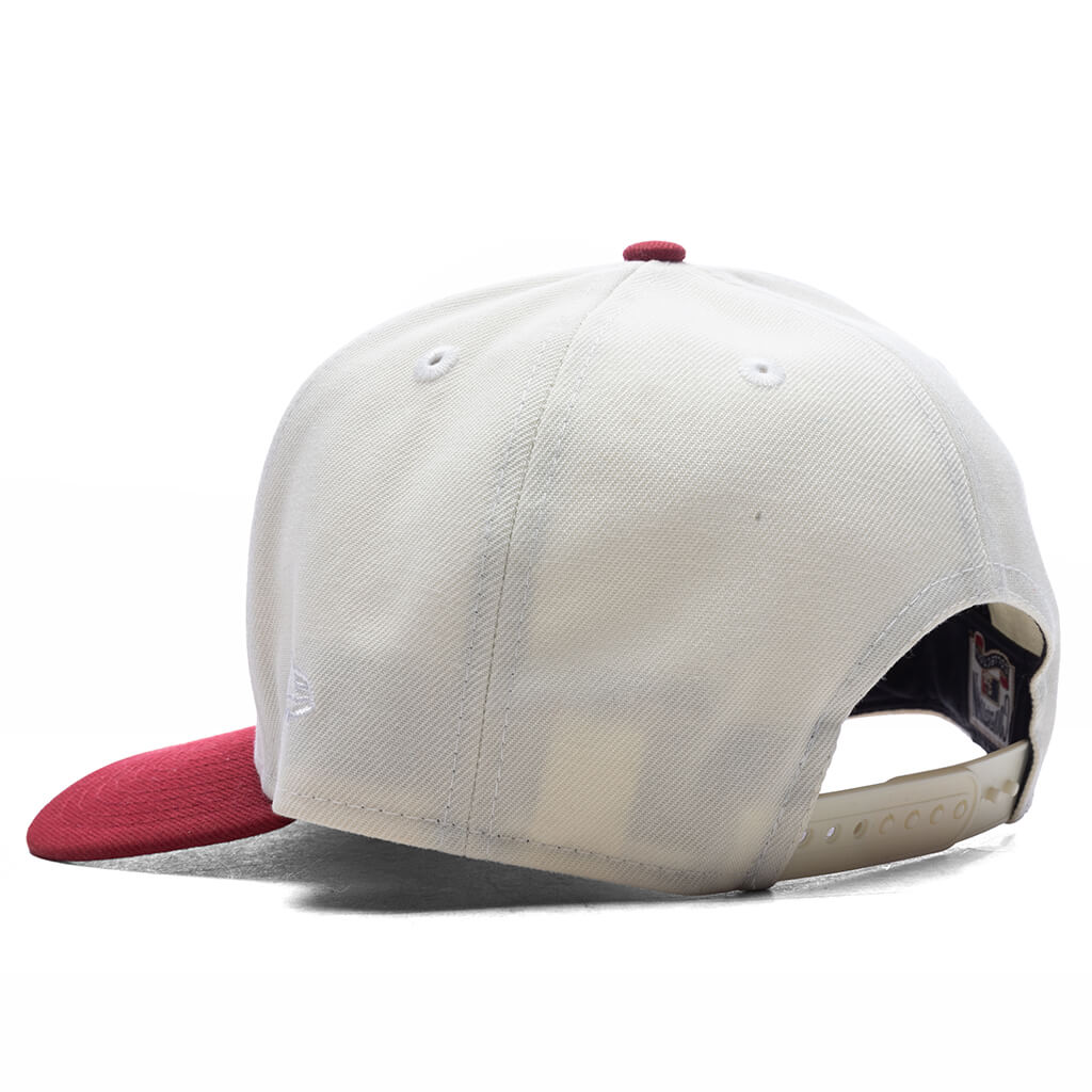 AZ Diamondbacks Upside Down Logo 9Fifty A-Frame Snapback - Chrome/Red