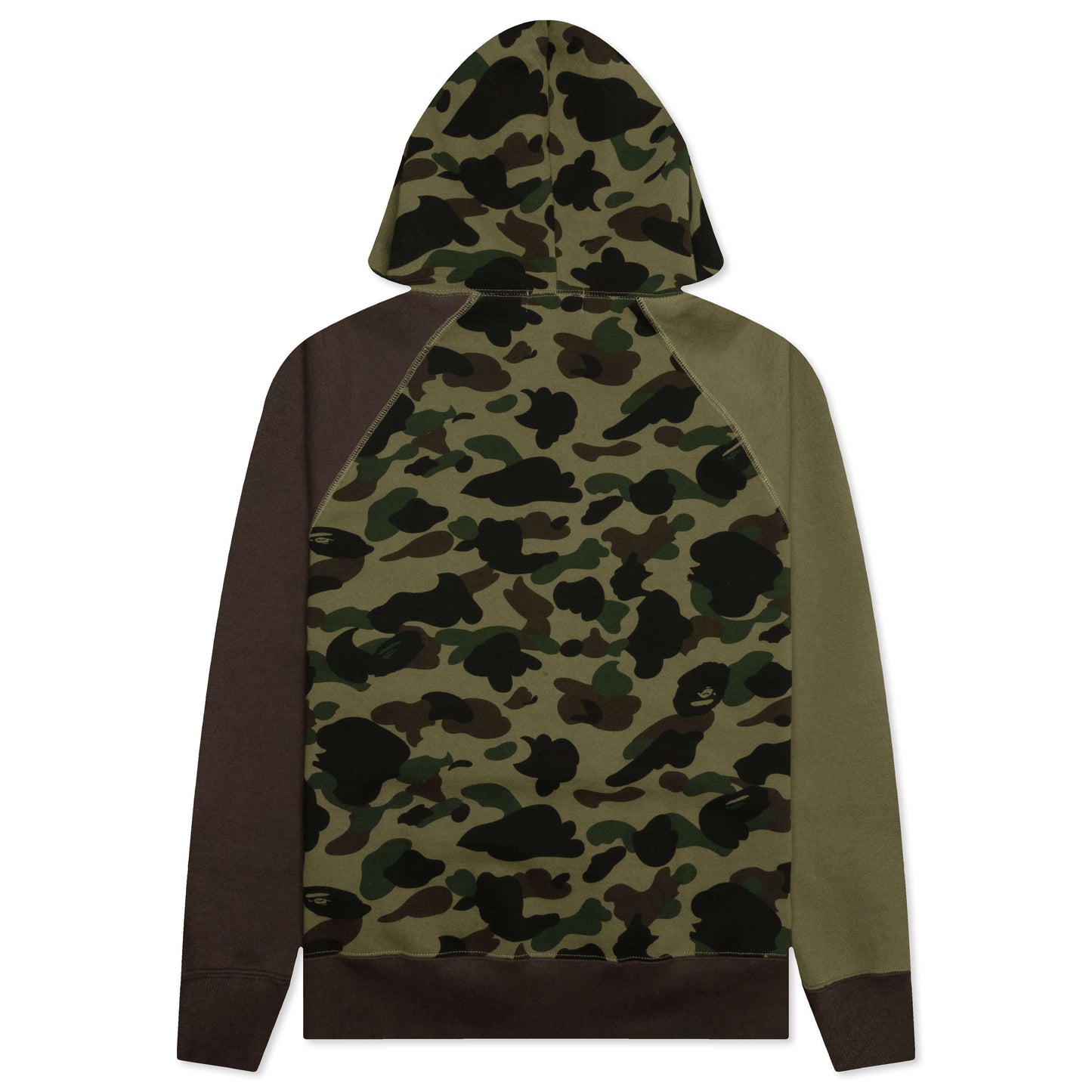 1st Camo Crazy College Full Zip Hoodie - Green
