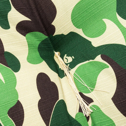 Abc Camo Japanese Cushion  - Green