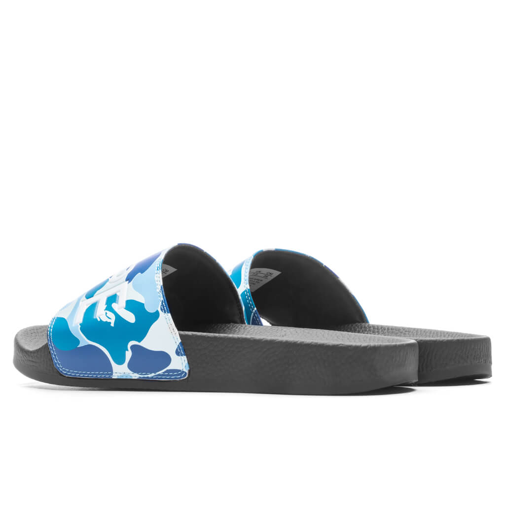 Abc Camo Slide Sandals  - Blue