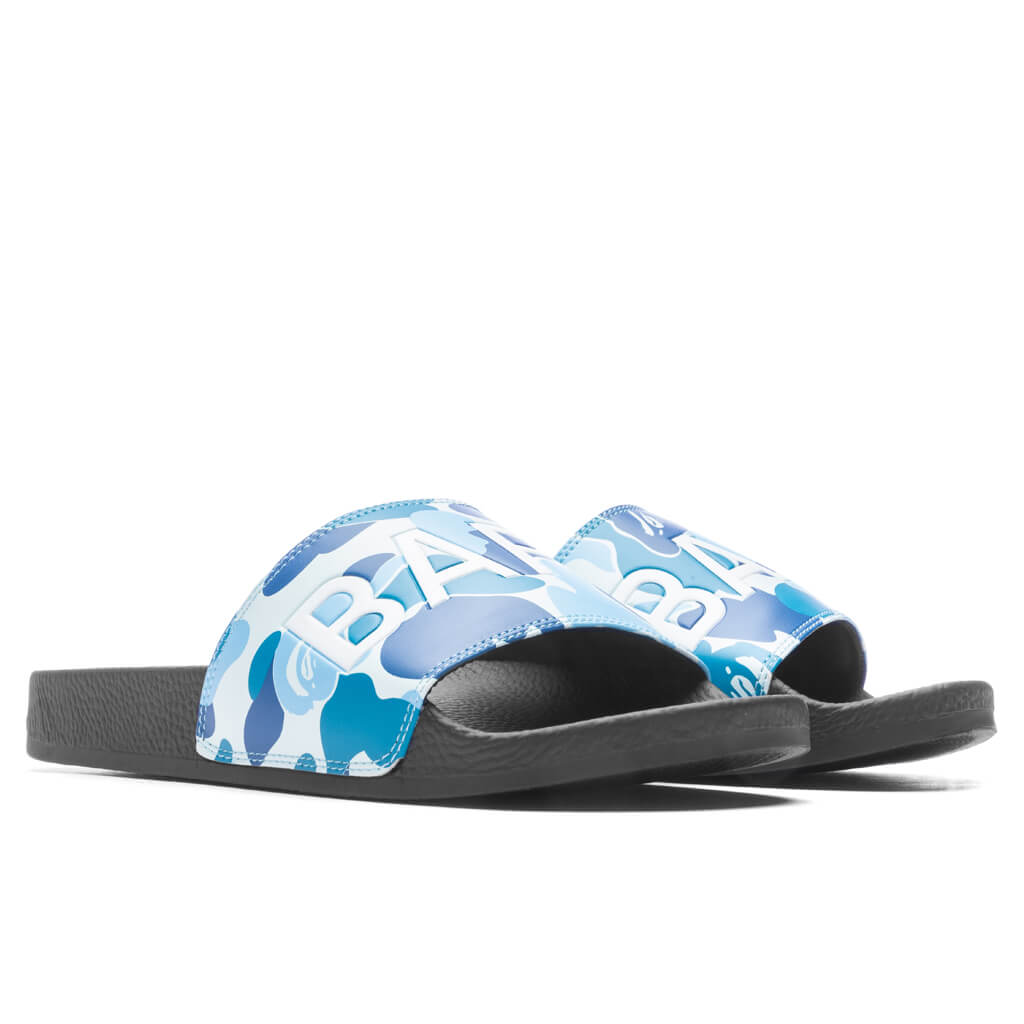 Abc Camo Slide Sandals  - Blue
