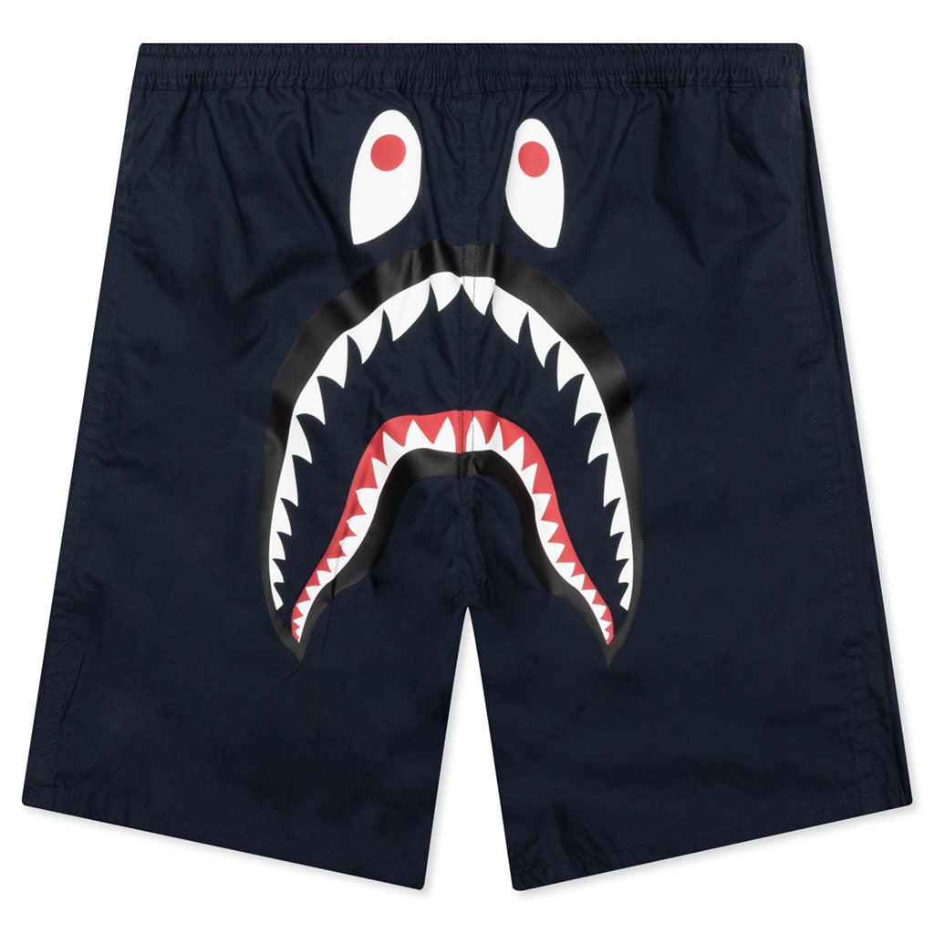 Color Camo Shark Reversible Shorts - Purple
