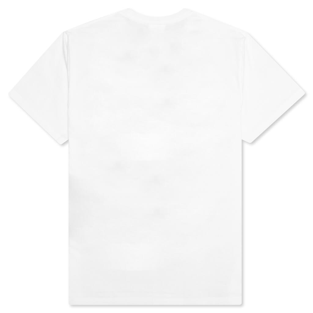 Honeycomb Camo Busy Works Tee - White/Blue