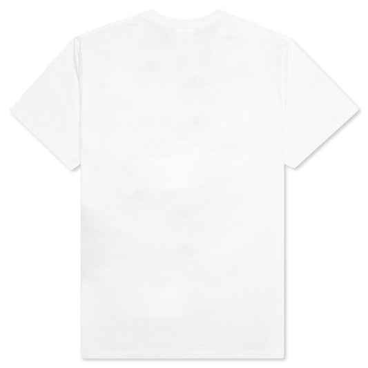 Honeycomb Camo Busy Works Tee - White/Blue