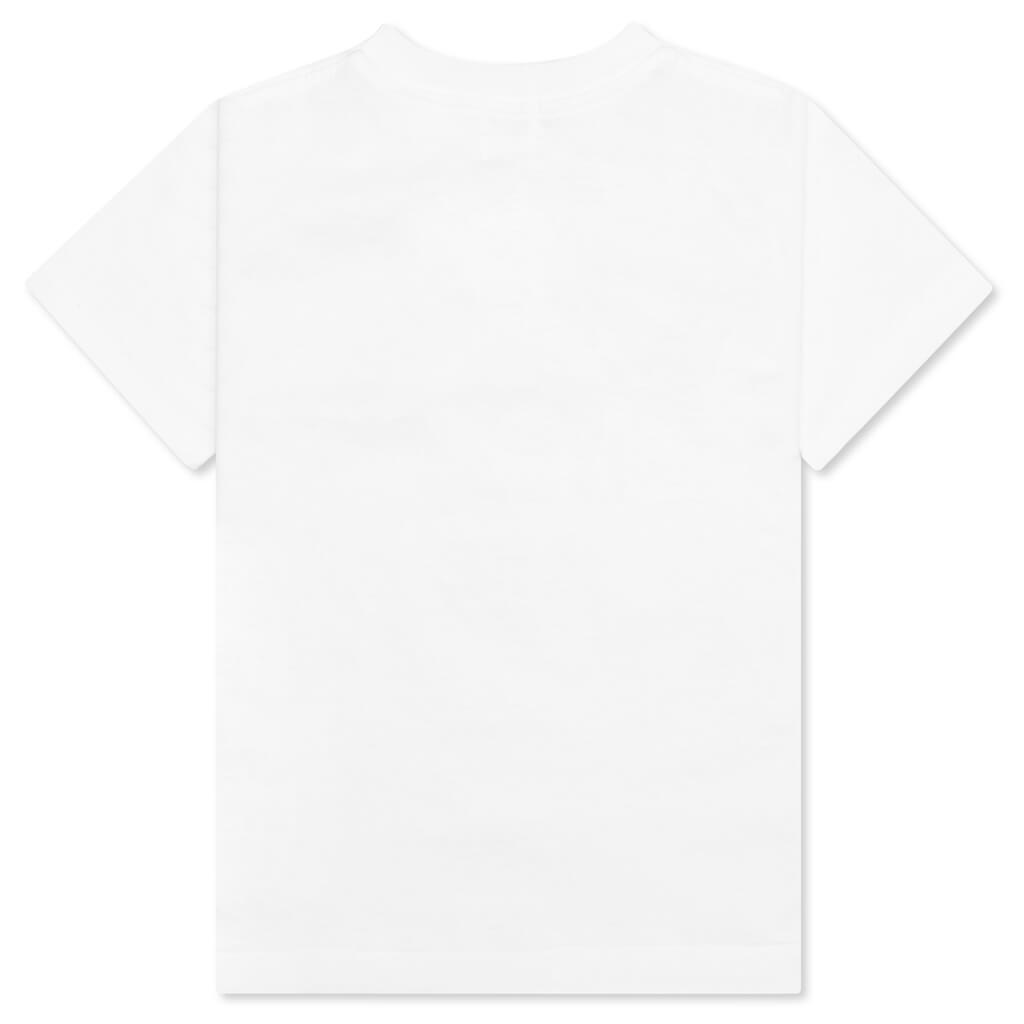 Kids 1st Camo College Tee  - White/Green