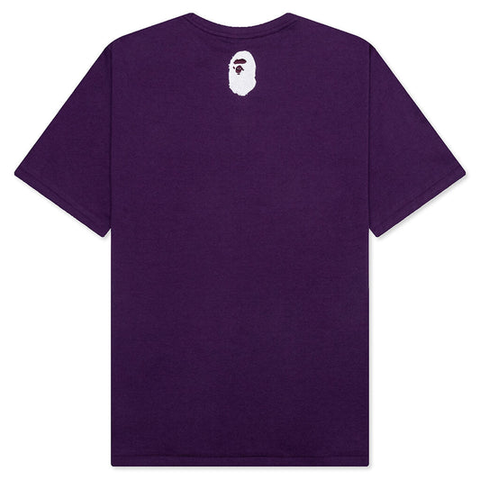 A Bathing Ape Logo Tee - Purple