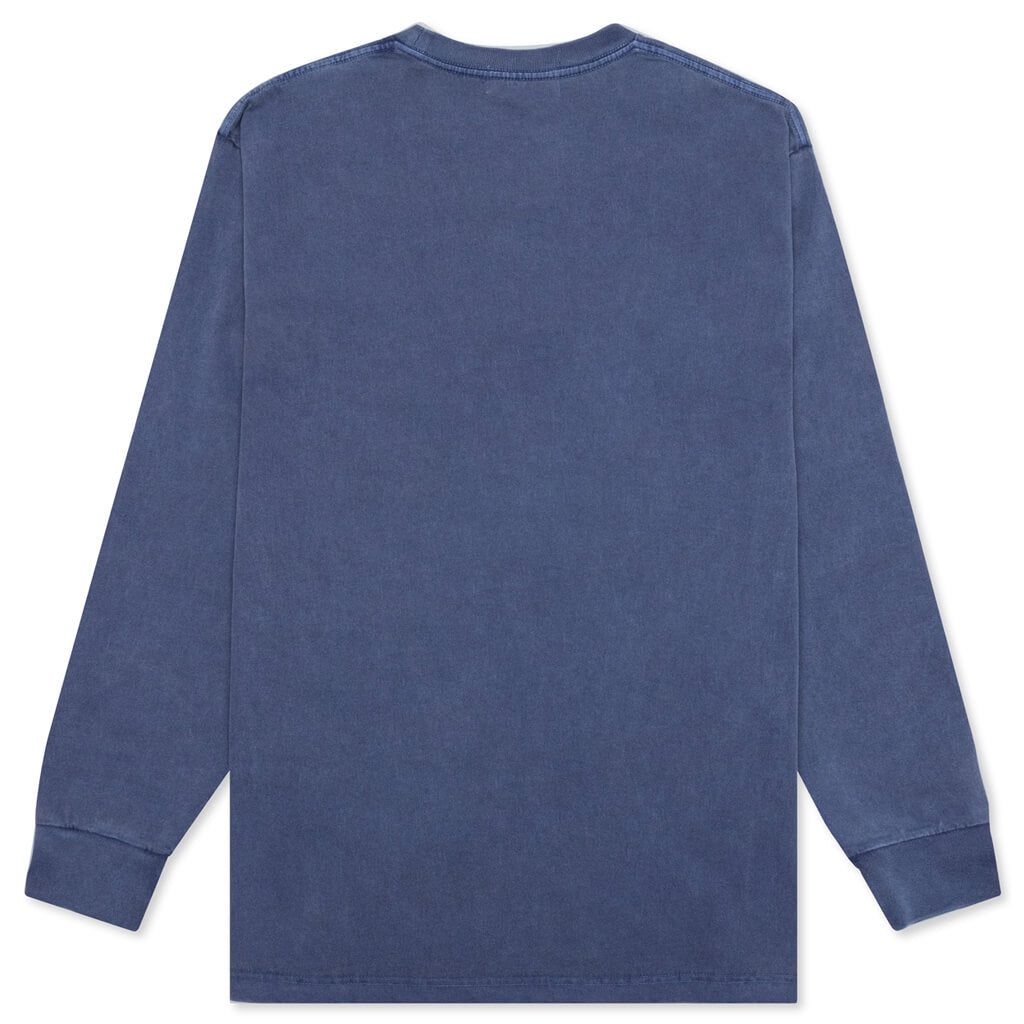 Overdye College L/S Tee - Navy