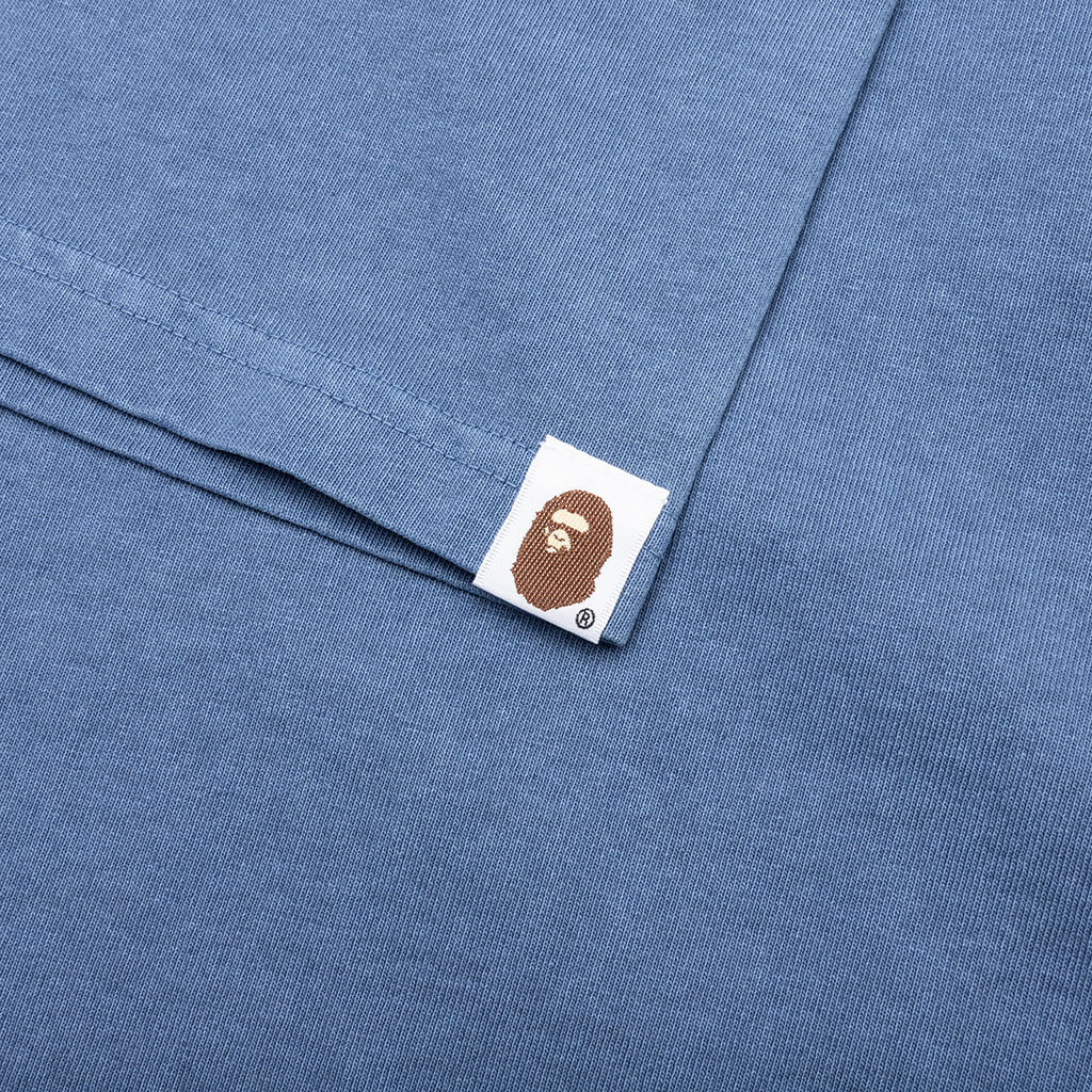 Pigment Dyed College Relaxed Fit Tee - Navy