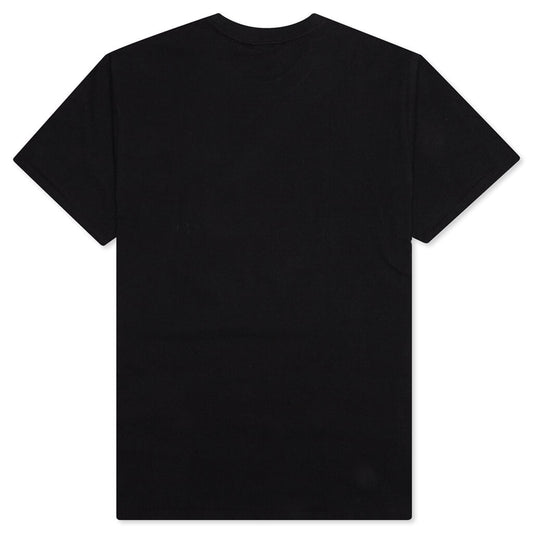 Woodland Camo College Tee  - Black