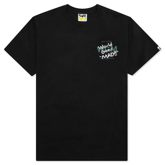 Woodland Camo Wgm Ape Head Tee - Black