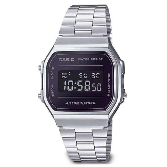 A168WEM-1VT - Vintage Silver/Black Metal
