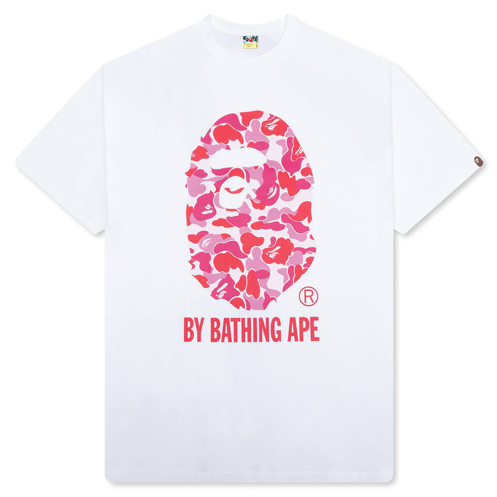 ABC Camo By Bathing Ape Tee - White/Pink