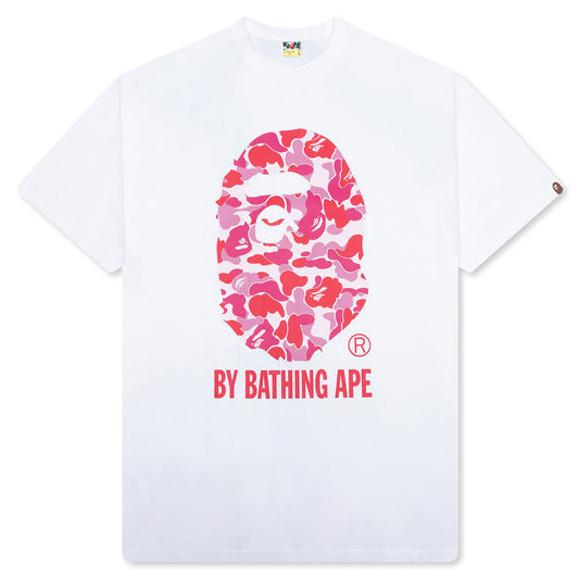 ABC Camo By Bathing Ape Tee - White/Pink