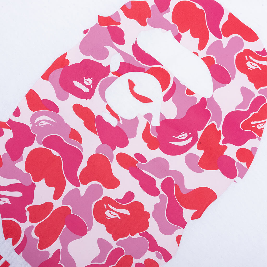 ABC Camo By Bathing Ape Tee - White/Pink