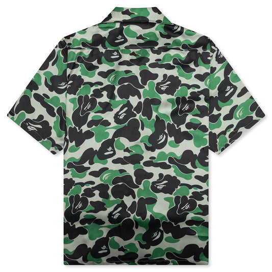 ABC Camo Open Collar S/S Shirt - Green