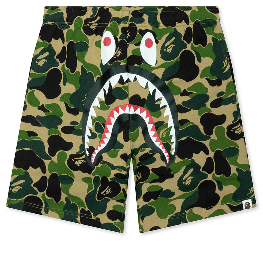 ABC Camo Shark Sweat Shorts - Green