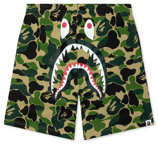 ABC Camo Shark Sweat Shorts - Green