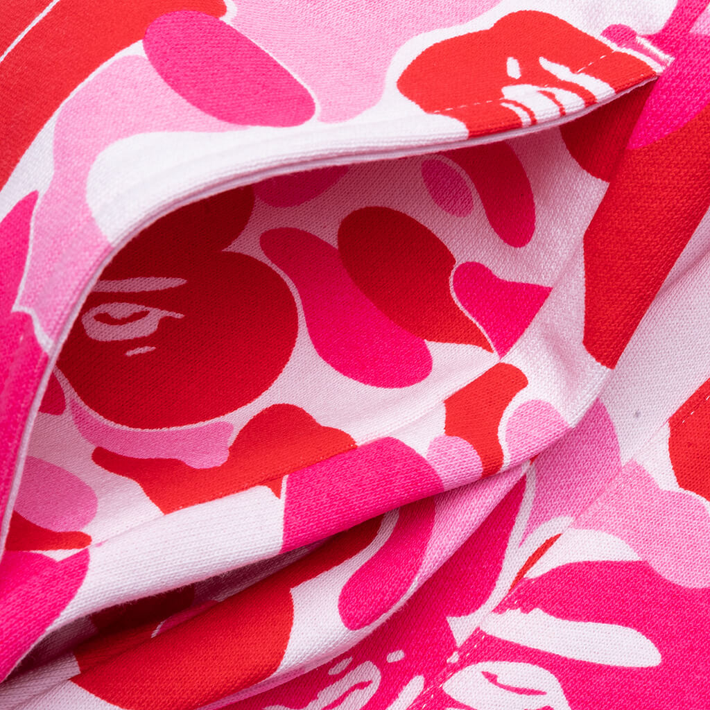 ABC Camo Shark Sweat Shorts - Pink