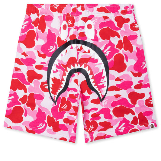 ABC Camo Shark Sweat Shorts - Pink
