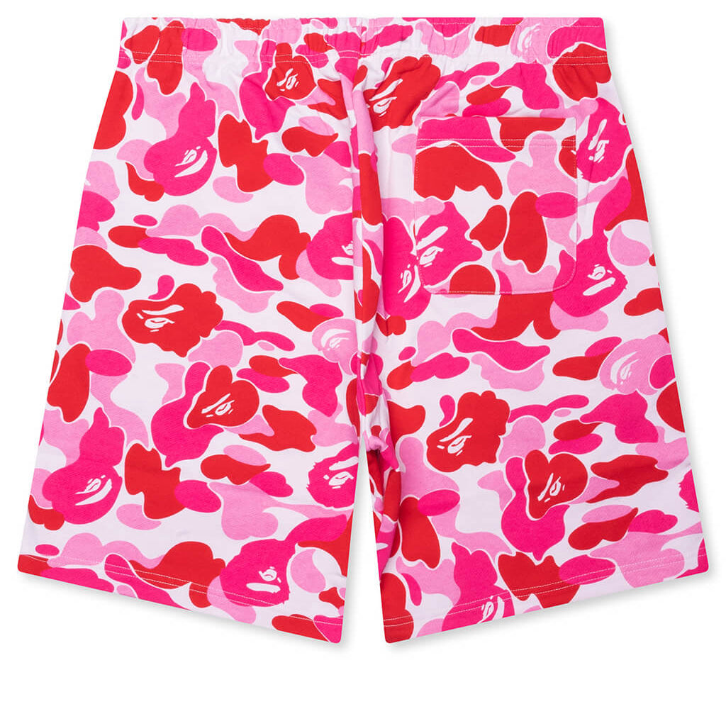 ABC Camo Shark Sweat Shorts - Pink