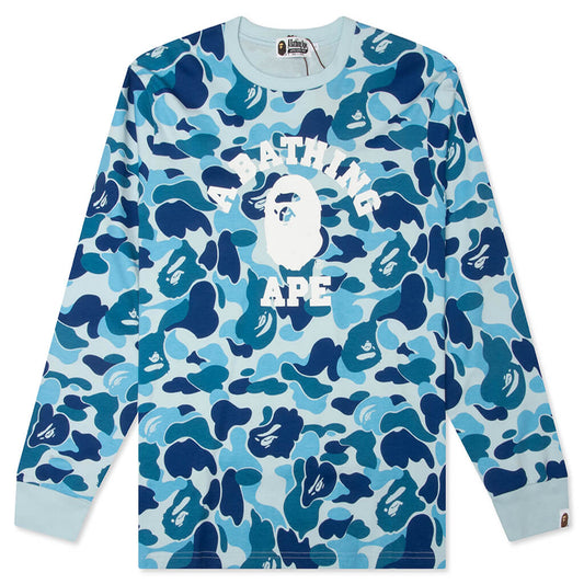 ABC Camo College L/S Tee - Blue