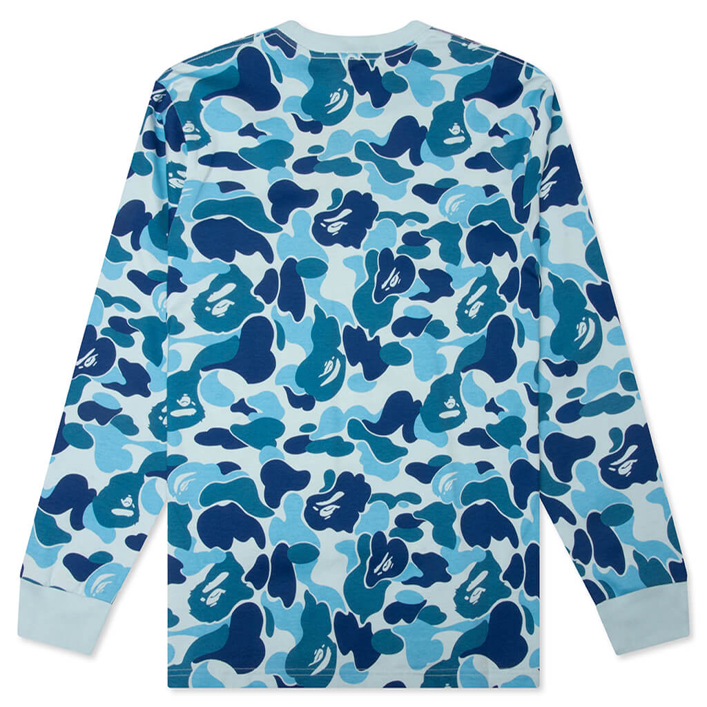 ABC Camo College L/S Tee - Blue