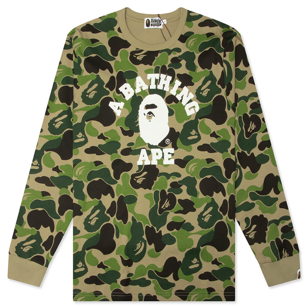 ABC Camo College L/S Tee - Green