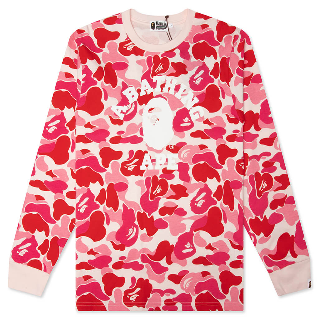 ABC Camo College L/S Tee - Pink