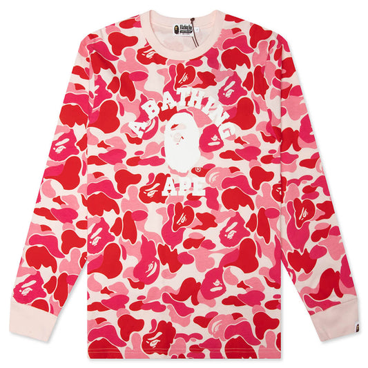 ABC Camo College L/S Tee - Pink