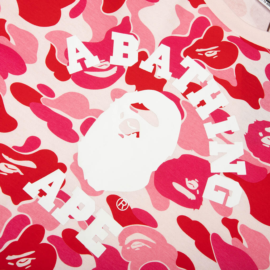 ABC Camo College L/S Tee - Pink